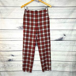 J. Crew tartan pants straight leg NWT